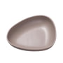 LindDNA - Curve Stoneware tiefer Teller, 22 x 19 cm, warm grey