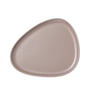 LindDNA - Curve Stoneware Dinner Teller, 30 x 26 cm, warm grey