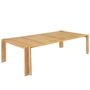 Gubi - Atmosfera Dining Table Outdoor, 105 x 281 cm, teak