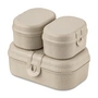 Koziol - Pascal Ready Mini Lunchbox-Set, nature desert sand