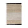 nanimarquina - Tres Outdoor-Teppich Stripes, 170 x 240 cm, natur / schwarz
