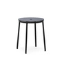 Normann Copenhagen - Circa Hocker, Aluminium schwarz lackiert