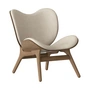 Umage - A Conversation Piece Sessel, Eiche dunkel / white sands