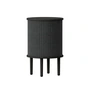 Umage - Audacious Beistelltisch mit USB Anschluss, Ø 38 x H 59.3 cm, Eiche schwarz / shadow