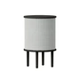Umage - Audacious Beistelltisch mit USB Anschluss, Ø 38 x H 59.3 cm, Eiche schwarz / sterling