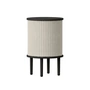 Umage - Audacious Beistelltisch mit USB Anschluss, Ø 38 x H 59.3 cm, Eiche schwarz / white sands