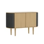 Umage - Treasures Sideboard mit 2 Türen, Eiche natur / shadow