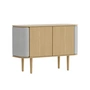 Umage - Treasures Sideboard mit 2 Türen, Eiche natur / sterling