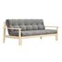 Karup - Unwind Schlafsofa, Kiefer natur / grau (746)