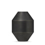 Fredericia - Hydro Vase, H 20 cm, schwarz / oxidiert