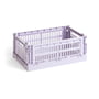 Hay - Colour Crate Korb S, 26,5 x 17 cm, lavender, recycled