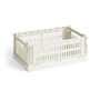 Hay - Colour Crate Korb S, 26,5 x 17 cm, off white, recycled