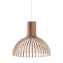 Secto - Victo Small 4251 Pendelleuchte, Ø 45 x H 39 cm, Walnuss