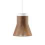 Secto - Petite 4600 Pendelleuchte, Ø 20 x H 23 cm, Walnuss