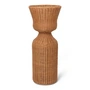 Ferm Living - Agnes Blumenständer geflochten, H 90 cm, natur