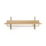 Ferm Living - Sector Wandgarderobe, Eiche / Messing