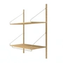 Frama - Library Regal H 114,8 cm, Eiche natur (Hanger Section)