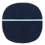 Normann Copenhagen - Oona Teppich, 140 x 140 cm, blau