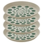 Koziol - Connect Teller, Monstera dots, Ø 20,5 cm, sand (4er-Set)