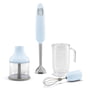 Smeg - 50's Style Stabmixer-Set HBF03, pastellblau