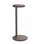 Flos - Oblique LED Tischleuchte, H 35 cm, braun