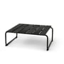 Mater - Ocean Lounge Tisch, 70 x 70 cm, schwarz
