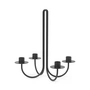 Ferm Living - Sway Kerzenhalter, schwarz