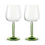 Kähler Design - Hammershøi Weingläser, Rotwein 49 cl, grün (2er-Set)