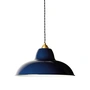 Anglepoise - Original 1227 Midi Wide Messing Pendelleuchte, Ø 40 cm, ink blue