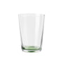 Broste Copenhagen - Hue Trinkglas 30 cl, clear / olive green