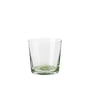 Broste Copenhagen - Hue Trinkglas 15 cl, clear / olive green
