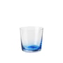 Broste Copenhagen - Hue Trinkglas 15 cl, clear / blue