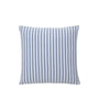 Broste Copenhagen - Evi Kissenbezug, 50 x 50 cm, intense blue / white / white