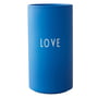Design Letters - AJ Favourite Porzellan Vase, Love / kobaltblau