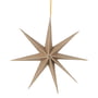 Broste Copenhagen - Christmas Star Deko-Anhänger, Ø 50 cm, natur braun