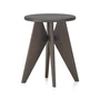 Vitra - Tabouret Solvay, Eiche dunkel / schwarz