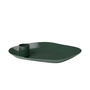 Broste Copenhagen - Mie Kerzentablett, 15 x 11 x 3 cm, forest green
