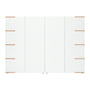 Tojo - stau Sideboard high, 200 x 145 cm, weiß