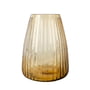 XLBoom - Dim Stripe Vase, medium, amber light