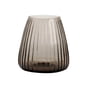 XLBoom - Dim Stripe Vase, small, smoke grey