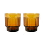 XLBoom - Lima Trinkglas, amber (2er-Set)