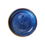 HKliving - Chef Ceramics tiefer Teller, Ø 19,3 cm, rustic blue