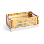 Hay - Colour Crate Mix Korb S, 26,5 x 17 cm, golden yellow, recycled