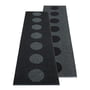 Pappelina - Vera Wendeteppich 2.0, 70 x 280 cm, black / black metallic