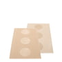 Pappelina - Vera Wendeteppich 2.0, 70 x 120 cm, beige / beige metallic