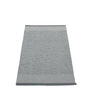 Pappelina - Edit Teppich, 70 x 120 cm, granit / grey / metallic