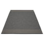 Pappelina - Edit Teppich, 180 x 260 cm, black / charcoal / granit metallic