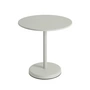 Muuto - Linear Steel Bistrotisch Outdoor, Ø 70 x H 73 cm, grau