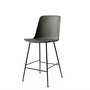 &Tradition - Rely HW91 Barstuhl, stone grey / schwarz