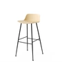 &Tradition - Rely HW86 Barstuhl, beige sand / schwarz
